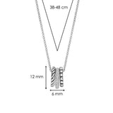 Triple Circle Structure Necklace