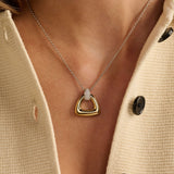 Open Triangle Vintage Necklace