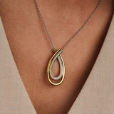 Organic Zirconia Necklace