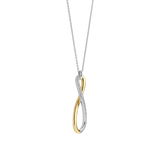 Organic Open Zirconia Necklace