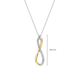 Organic Open Zirconia Necklace