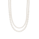 Double Pearl Necklace
