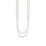 Double Pearl Necklace