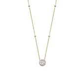 Round Zirconia Necklace