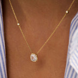 Round Zirconia Necklace
