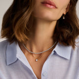 Chain Zirconia Necklace