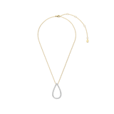 Classic Soft Oval Necklace Gold Vermeil