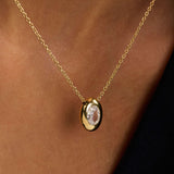 Oval Sparkle Necklace