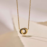 Forever Connected Black Zirconia Necklace