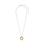 Twisted Circle Gold Vermeil Necklace