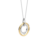 Zirconia Circle Necklace with pendant