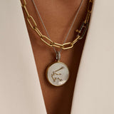 Zodiac Necklace with pendant - Aquarius