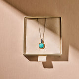 Turqoise Cushion Necklace with pendant