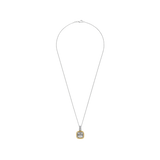 Grey Zirconia Cushion Necklace with pendant