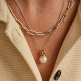 Necklace with Pearl pendant 10mm