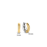 Classic Small Hoops Gold 14mm