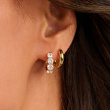 Classic Small Hoops Gold 14mm