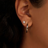 Classic Large Hoops Silver 20mm