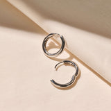 Classic Large Hoops Silver 20mm
