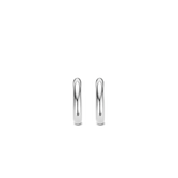 Classic Medium Hoops Silver 18mm