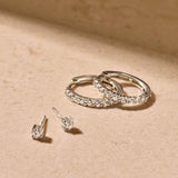 Classic Zirconia Earstuds 4mm