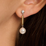 Drop Earrings with pearl