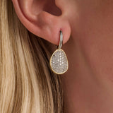 Drop Earrings with Luxury stone