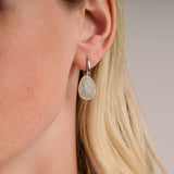 Drop Earrings with Luxury stone
