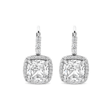 Classic Square Zirconia Hoops