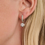Classic Round Zirconia Hoops