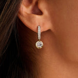 Classic Round Zirconia Hoops