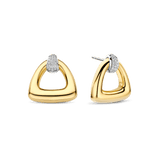 Vintage Open Triangle Earrings