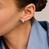 Twisted Zirconia Hoops