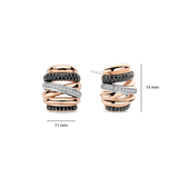 Honeycomb Crossover Earrings