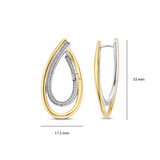 Organic Zirconia Earrings