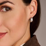 Stardust Zirconia Layered Earrings