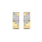 Stardust Zirconia Layered Earrings