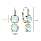 Double Cushion Earrings