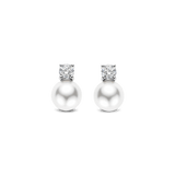 Zirconia Pearl Earrings