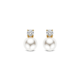 Zirconia Pearl Earrings