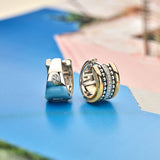 Gold Structure Hoops