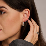 Vintage Ribbed Hoops