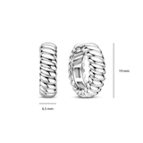 Vintage Ribbed Hoops