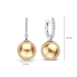 Icon Pearl Hoops Champagne