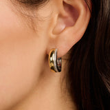 Bold Zirconia Hoops