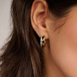 Bold Zirconia Hoops
