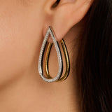 Classic Soft Oval Double Earrings