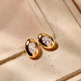 Oval Sparkle Earrings