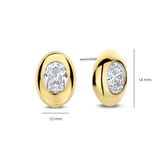 Oval Sparkle Earrings