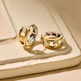 Open Circle Zirconia Hoops